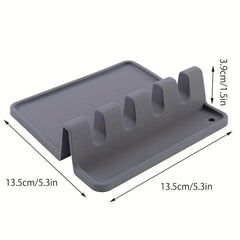 Silicone Tableware Drying Rack Kitchen Spoon Holder Organizer