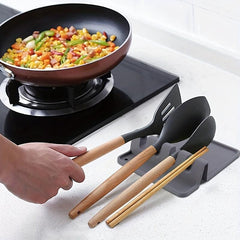 Silicone Tableware Drying Rack Kitchen Spoon Holder Organizer