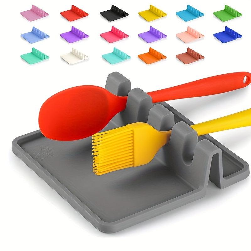 Silicone Tableware Drying Rack Kitchen Spoon Holder Organizer