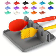 Silicone Tableware Drying Rack Kitchen Spoon Holder Organizer