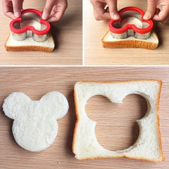 6pcs Mouse Cookie Cutters Stainless Steel Cake Decorating Baking Tools
