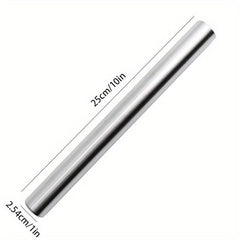 Stainless Steel Rolling Pin Dough Roller for Pizza Pie Cookies Dumplings Noodles