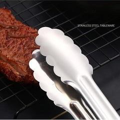 2pcs Stainless Steel Serving Tongs for Buffet Multifunctional