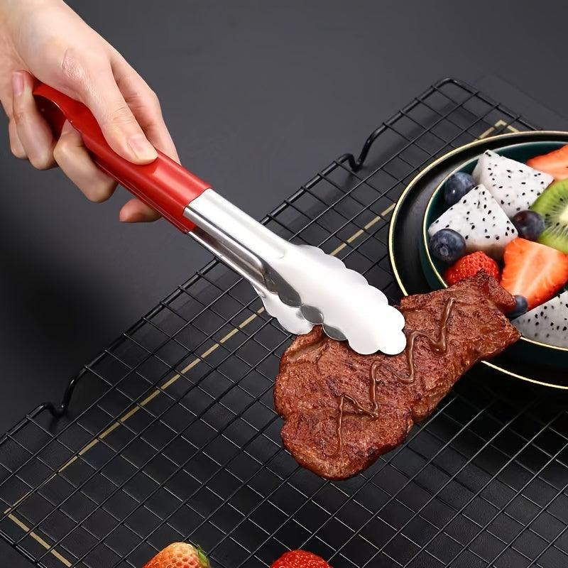 2pcs Stainless Steel Serving Tongs for Buffet Multifunctional