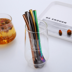 2-in-1 Metal Drinking Straw Spoon for Yerba Mate Tea Coffee
