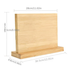 Magnetic Kitchen Holder Bamboo Storage Board