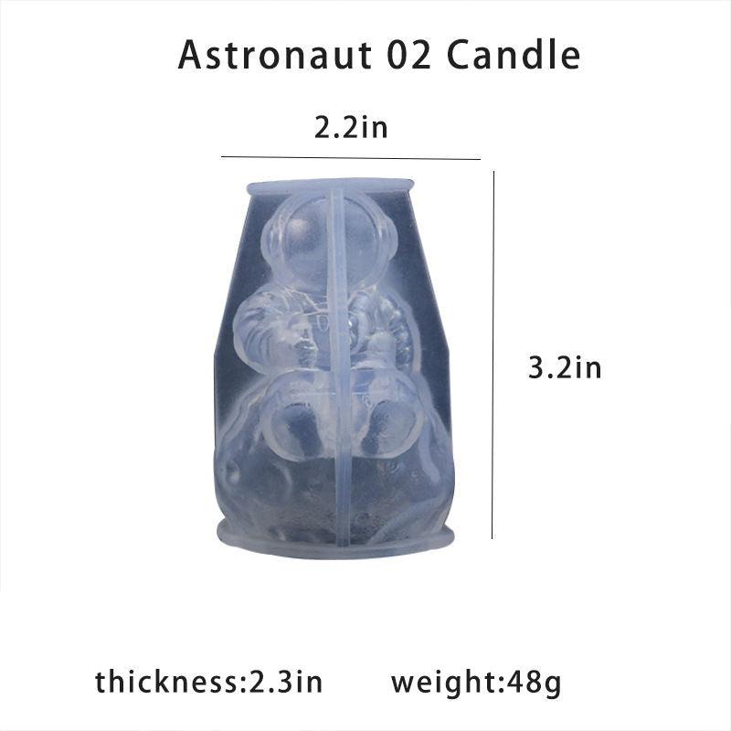 Astronaut Silicone Candle Mold DIY Space Craft Spaceship Rocket Shape