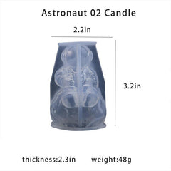 Astronaut Silicone Candle Mold DIY Space Craft Spaceship Rocket Shape