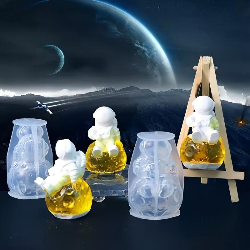 Astronaut Silicone Candle Mold DIY Space Craft Spaceship Rocket Shape