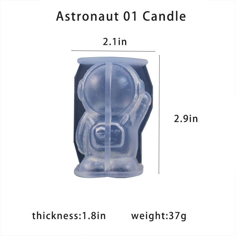 Astronaut Silicone Candle Mold DIY Space Craft Spaceship Rocket Shape