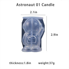Astronaut Silicone Candle Mold DIY Space Craft Spaceship Rocket Shape