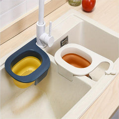 Whale Drain Basket Kitchen Sink Colander with Drain Rack