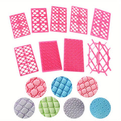 9pcs Cookie Embossers Fondant Decorating Mold