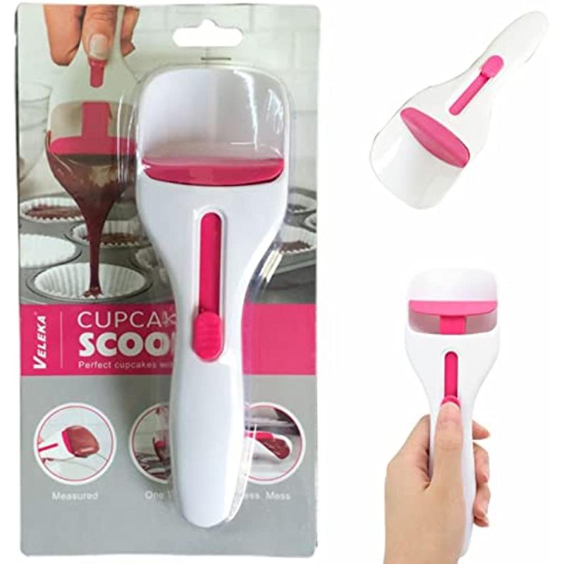 One Touch Batter Dispenser Scoop for Home Kitchen