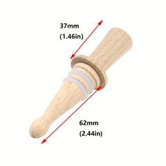 Solid Wood Wine Stopper Beverage Bottle Stopper Preservation
