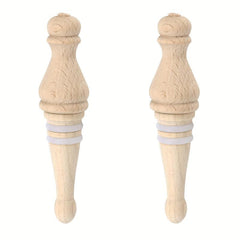 Solid Wood Wine Stopper Beverage Bottle Stopper Preservation