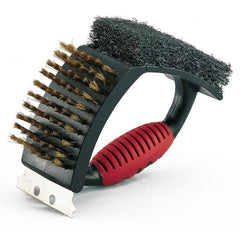 BBQ Cleaning Brush And Scraper 3 in 1 Barbecue Tool