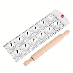 Aluminum Dumpling Mold 12 Holes Small Ravioli Circle Ravioli Kitchen Supplies
