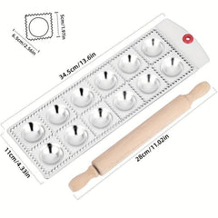 Aluminum Dumpling Mold 12 Holes Small Ravioli Circle Ravioli Kitchen Supplies