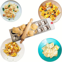 Aluminum Dumpling Mold 12 Holes Small Ravioli Circle Ravioli Kitchen Supplies