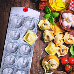 Aluminum Dumpling Mold 12 Holes Small Ravioli Circle Ravioli Kitchen Supplies