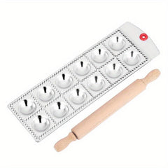 Aluminum Dumpling Mold 12 Holes Small Ravioli Circle Ravioli Kitchen Supplies
