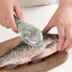 Fish Scale Remover Plastic Peeler Cleaner Kitchen Fish Scaler