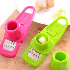 1pc Garlic Grinder Kitchen Garlic Press Vegetable Grinder