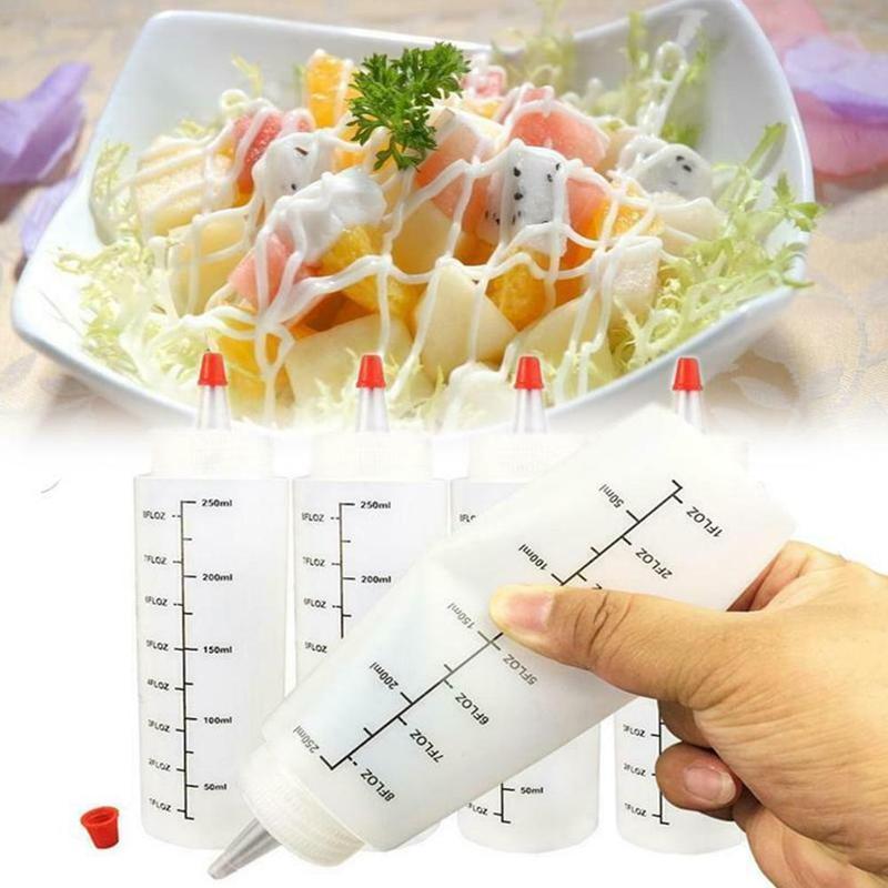 Plastic Salad Dressing Squeezer Bottle Leak Proof And Squeezable