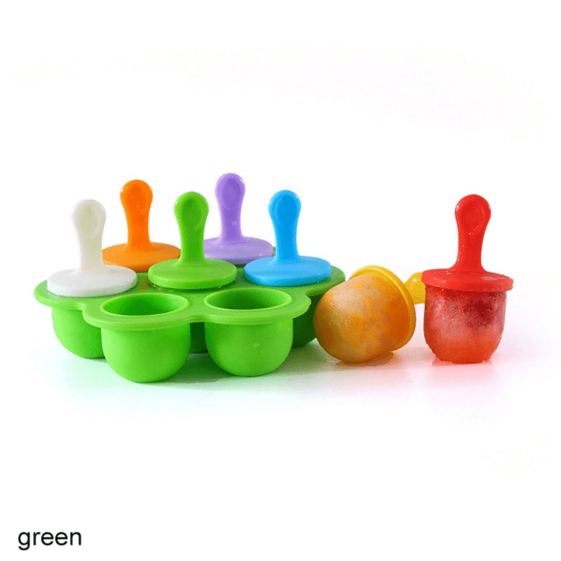 7 Holes DIY Ice Cream Pops Silicone Mold Ice Cream Ball Maker