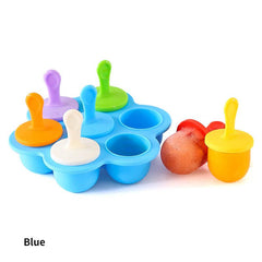 7 Holes DIY Ice Cream Pops Silicone Mold Ice Cream Ball Maker