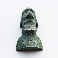 Hand Painted Magnetic Easter Island Moai Stone Statue Stickers