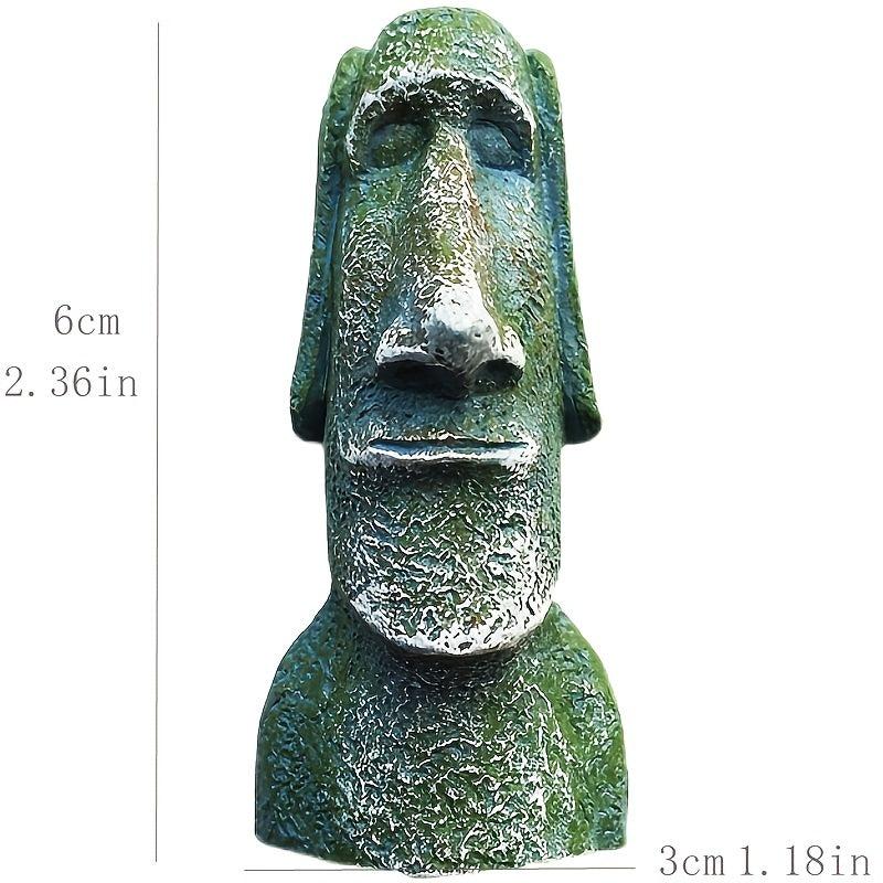 Hand Painted Magnetic Easter Island Moai Stone Statue Stickers