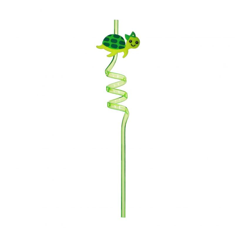 8pcs Plastic Ocean Animal Party Decorative Straws