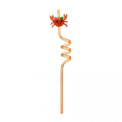8pcs Plastic Ocean Animal Party Decorative Straws