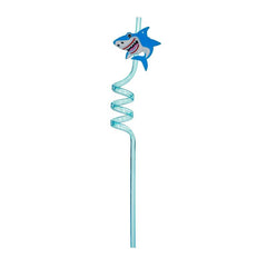8pcs Plastic Ocean Animal Party Decorative Straws