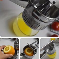 3in1 Potato Ricer Press Masher Stainless Steel Non Slip Handle Fruit Masher