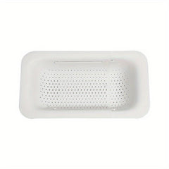 Adjustable Sink Rack Multifunctional Colander Plastic Drain Basket