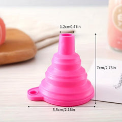 1PC Silicone Funnel Mini Telescoping Kitchen Tool