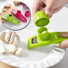 1pc Garlic Grinder Kitchen Garlic Press Vegetable Grinder