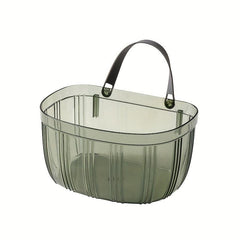 Clear Hanging Storage Basket for Kitchen Garlic and Ginger Storage