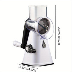 Vegetable/Fruit Slicer with Handle for Grating, Cutting, and Chopping