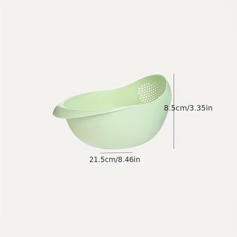 Colorful Thickened Kitchen Rice Washing Device - Plastic Draining Basket