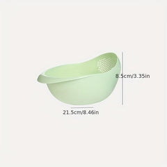 Colorful Thickened Kitchen Rice Washing Device - Plastic Draining Basket