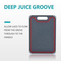 3 Pack Antibacterial Non Slip Cutting Board Set