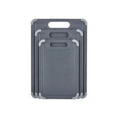 3 Pack Antibacterial Non Slip Cutting Board Set
