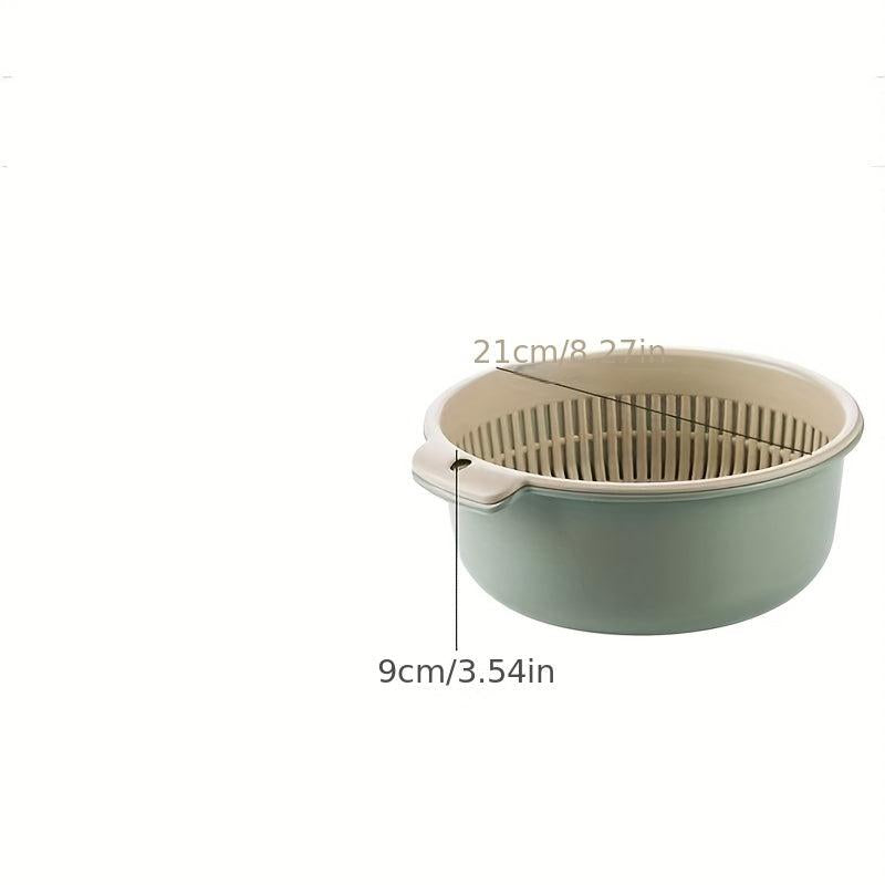 Double Layer Drain Basket Vegetable Washing Basket Colander Basket