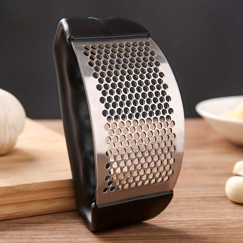 Stainless Steel Garlic Press Rocker Metal Garlic Mincer