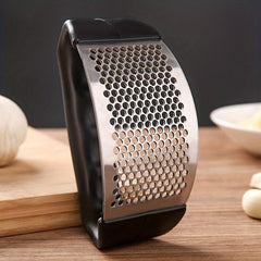 Stainless Steel Garlic Press Rocker Metal Garlic Mincer