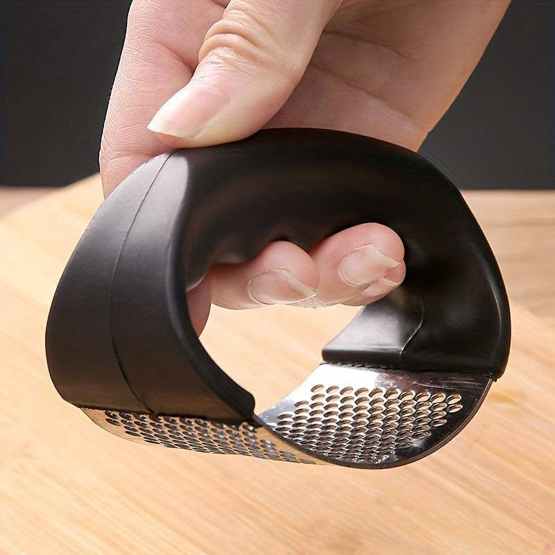 Stainless Steel Garlic Press Rocker Metal Garlic Mincer
